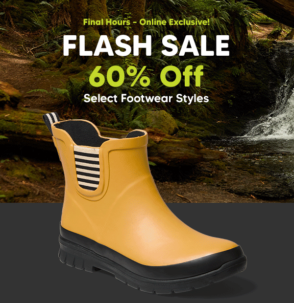 FINAL HOURS! 60 Off Select Footwear Styles Eddie Bauer